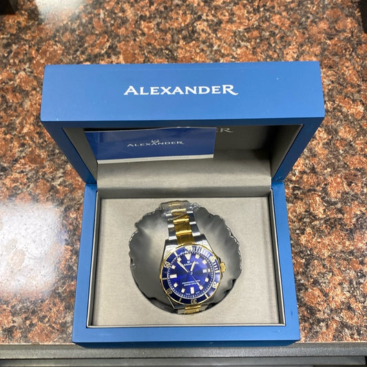 Alexander 2 Quartz Blue Dial Men's Watch